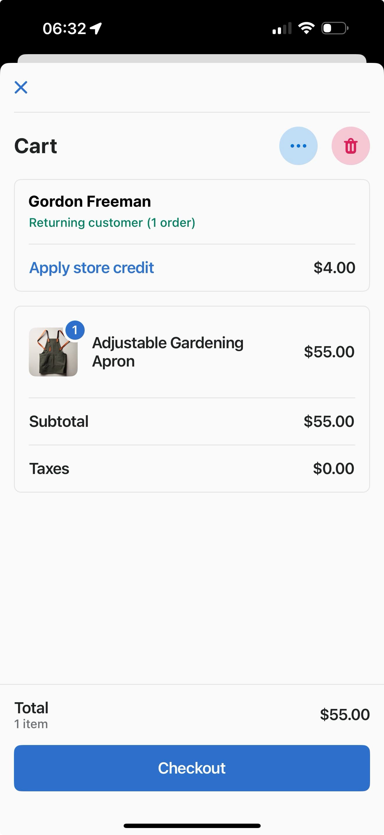 Pay with Store Credit
